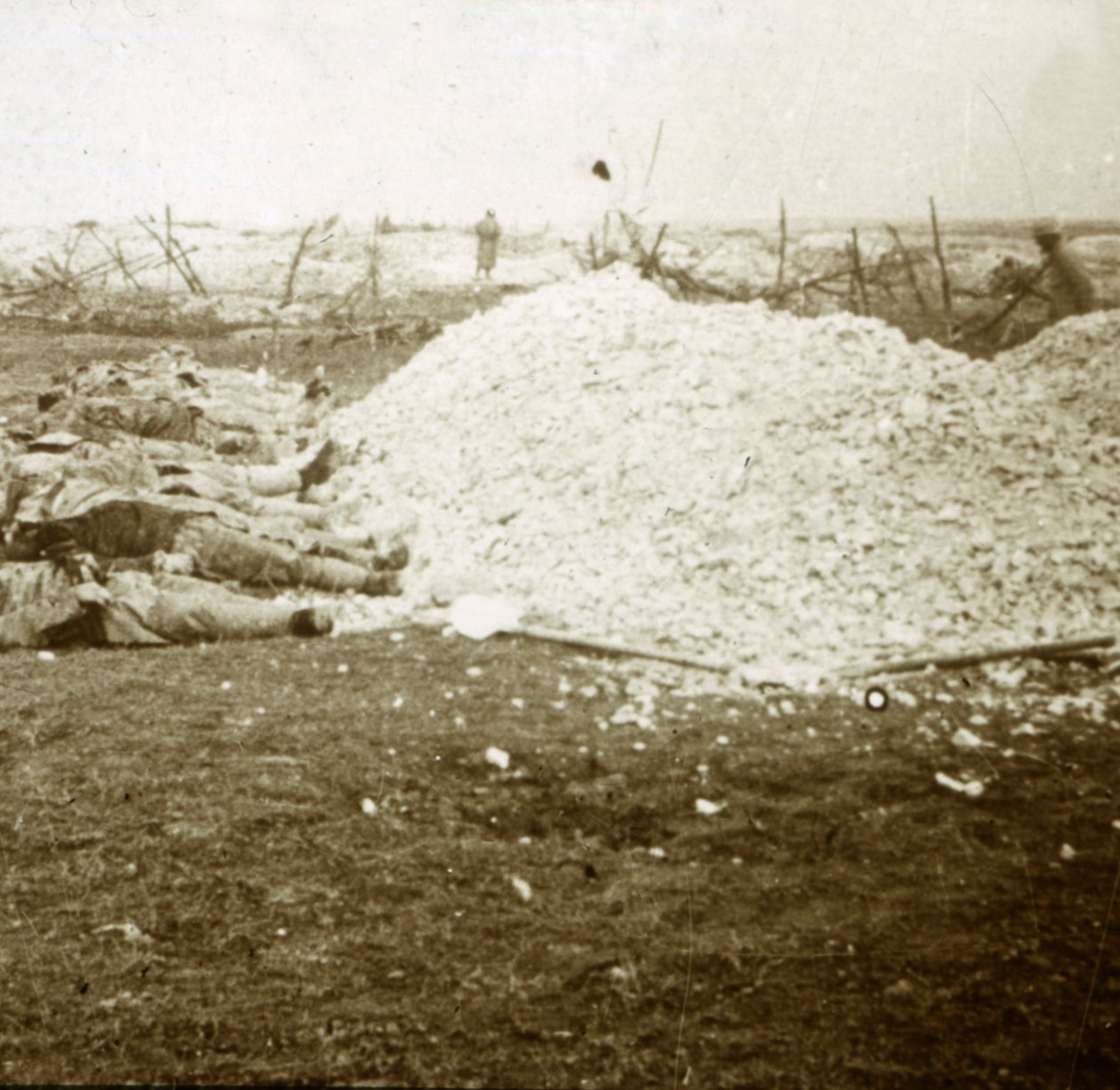 Cesetler, Souain, kuzey Fransa, Eylül 1915 by Unbekannt