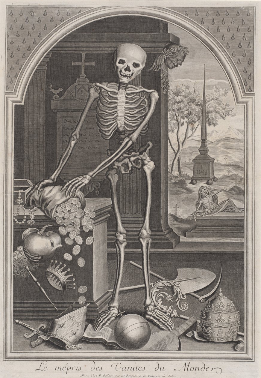 Dünyevi Kibirlerle Ölüm, 17001720. by Unbekannt