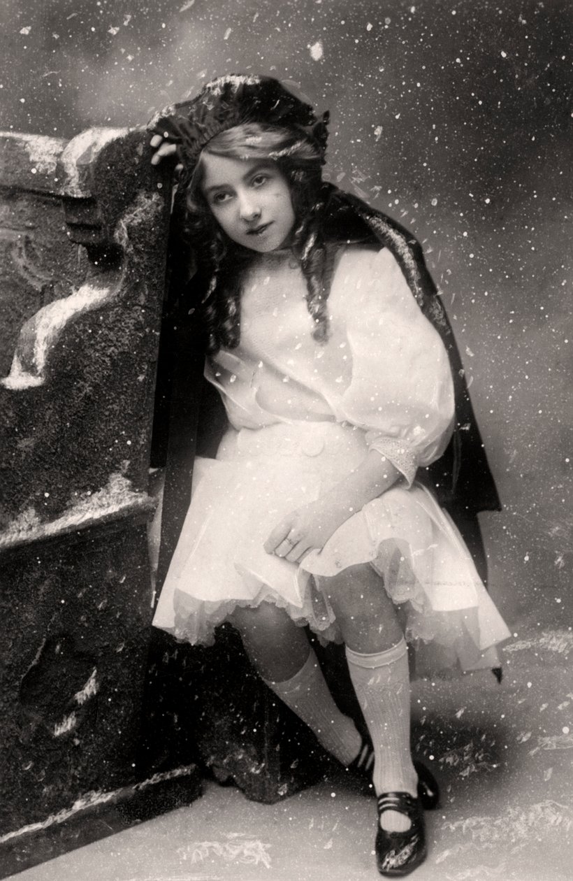 Kırmızı Başlıklı Kız filminde Decima Brooke, 1907 by Unbekannt