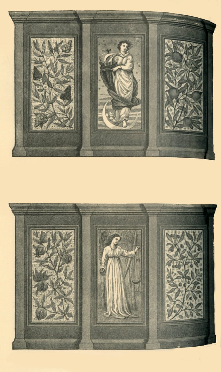 Batı Yemek Odası Süslemeleri, South Kensington Müzesi, c1865, 1881. by Unbekannt