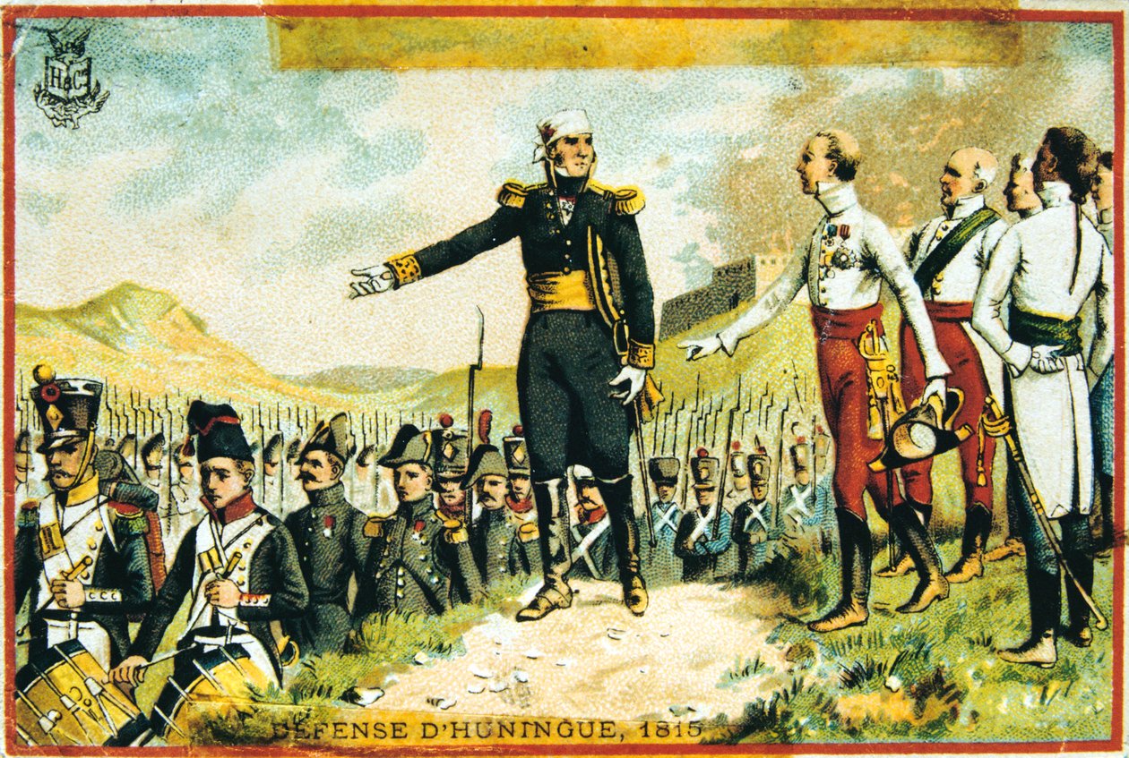 Huningue Savunması, 1815, 19. yüzyıl by Unbekannt