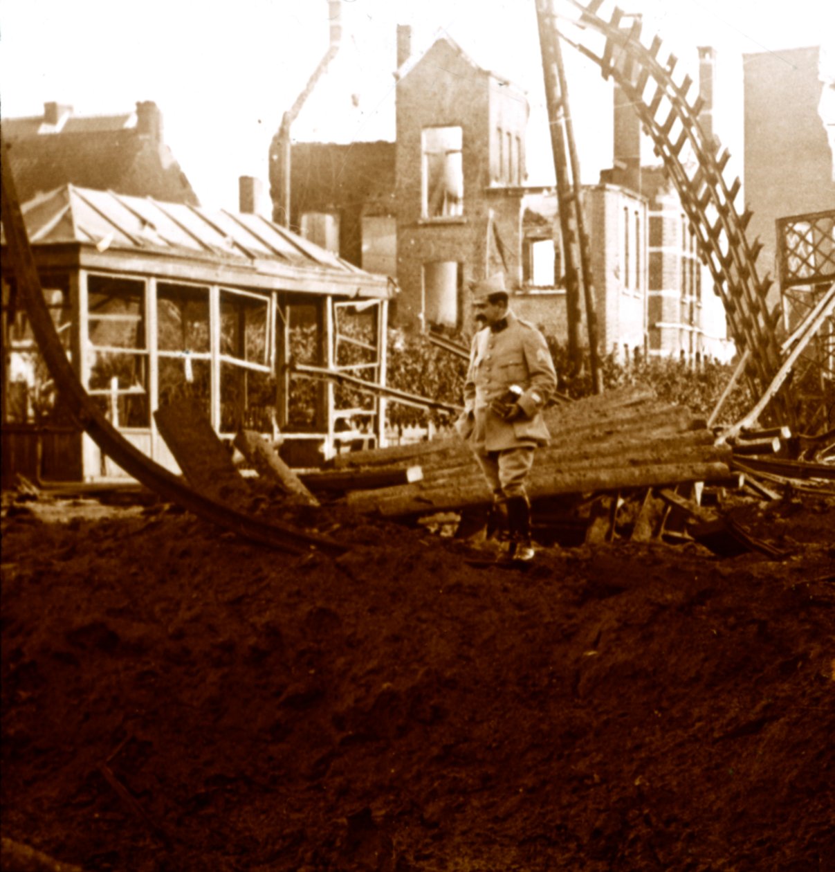 Deinze istasyonu, Flanders, Belçika, c1914-c1918 by Unbekannt