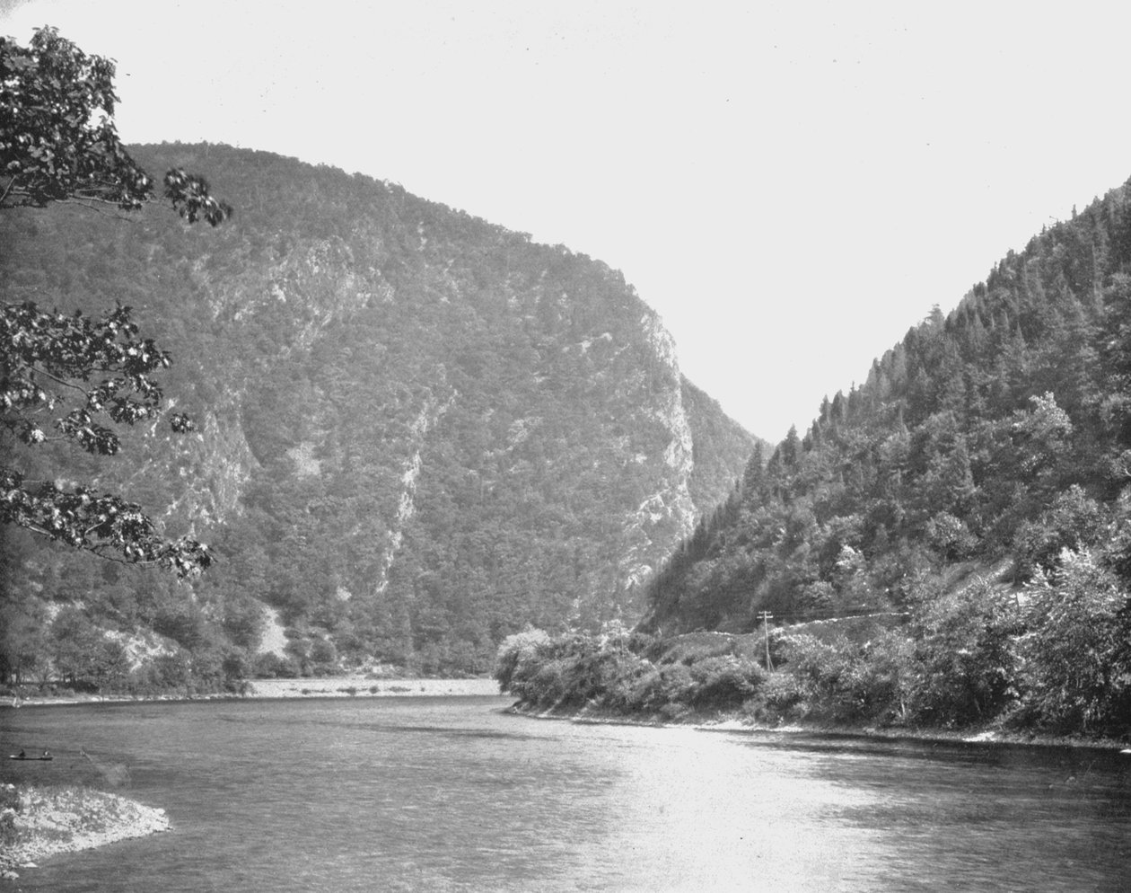 Delaware Water Gap, Monroe County, Pensilvanya, ABD, c1900. by Unbekannt