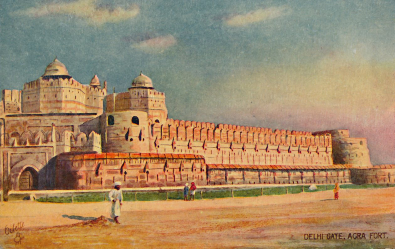 Delhi Kapısı, Agra Kalesi. by Unbekannt