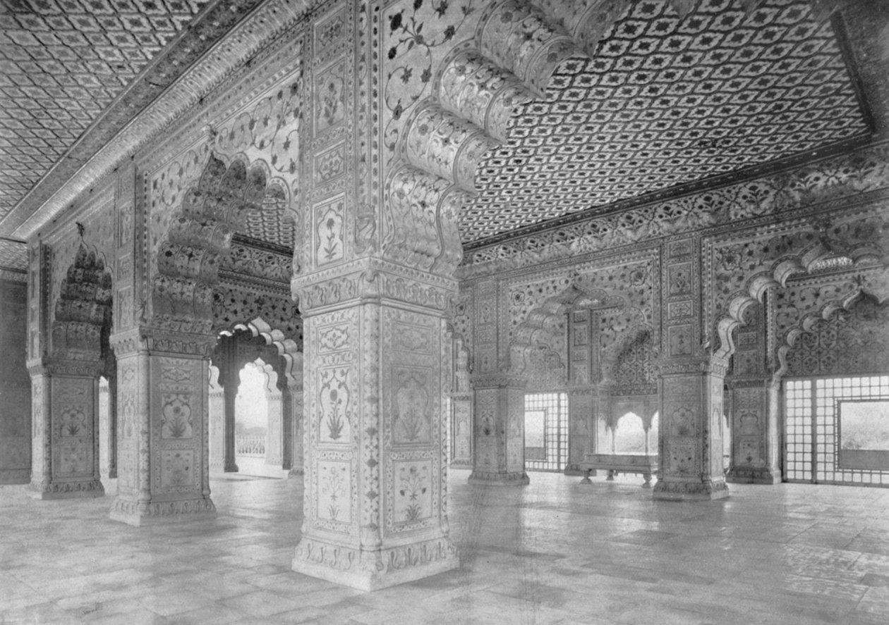 Delhi. Dewan-i-Khas, c1910. by Unbekannt