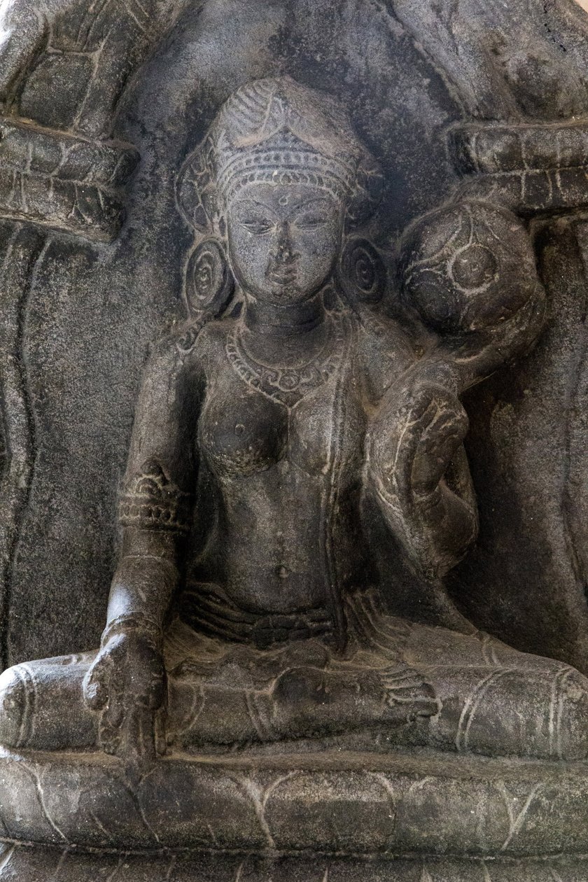 Delhi ulusal müzesi. Gaja-Lakshmi (tanrıça Lakshmi