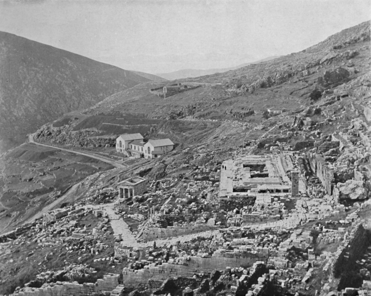 Delphi - Korint Körfezi uzaktan, 1913 by Unbekannt