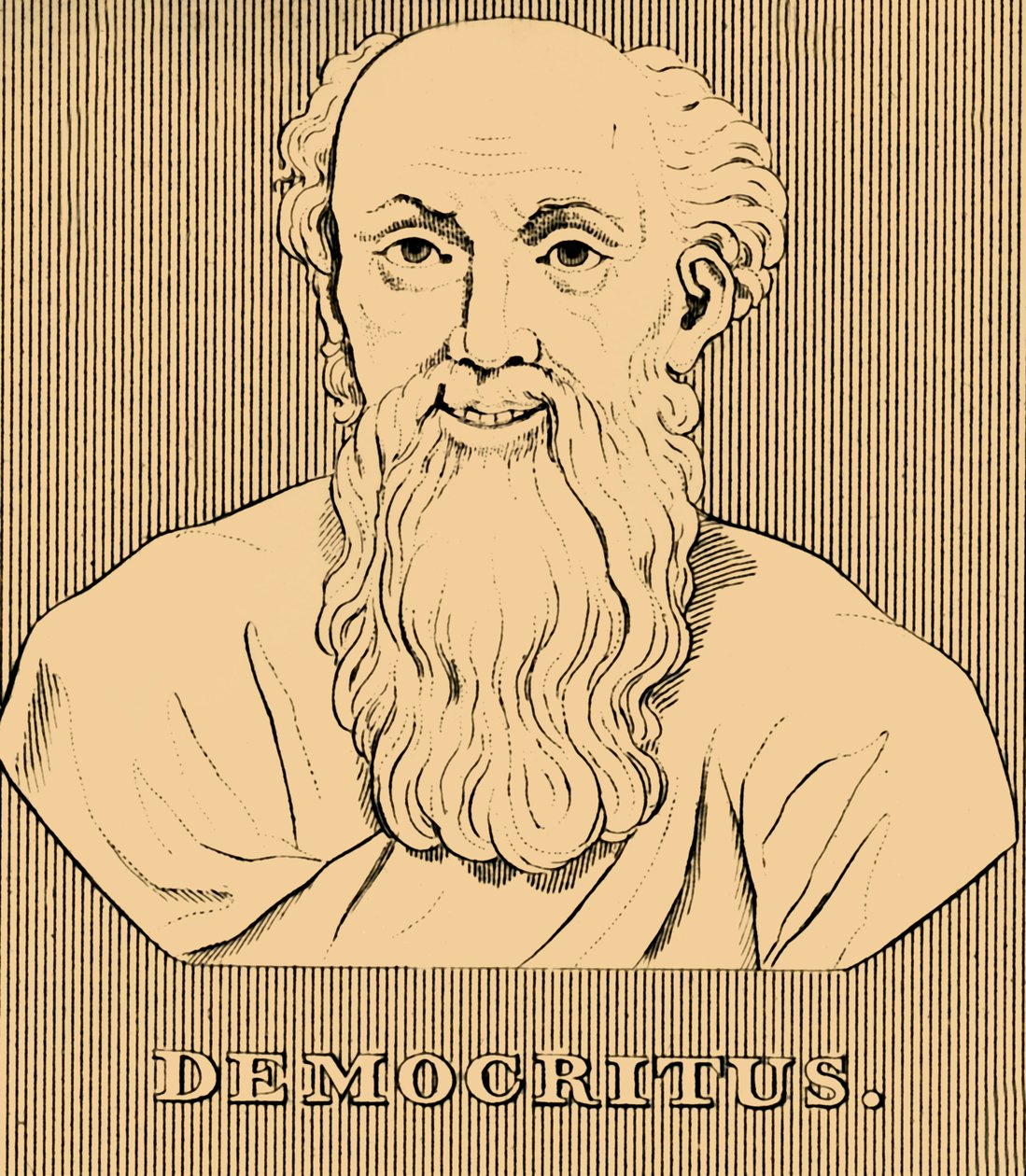 Demokritos, c460-370 MÖ, 1830 by Unbekannt