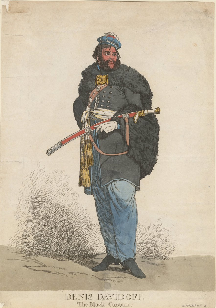 Denis Davydov 1784-1839, 1813 by Unbekannt