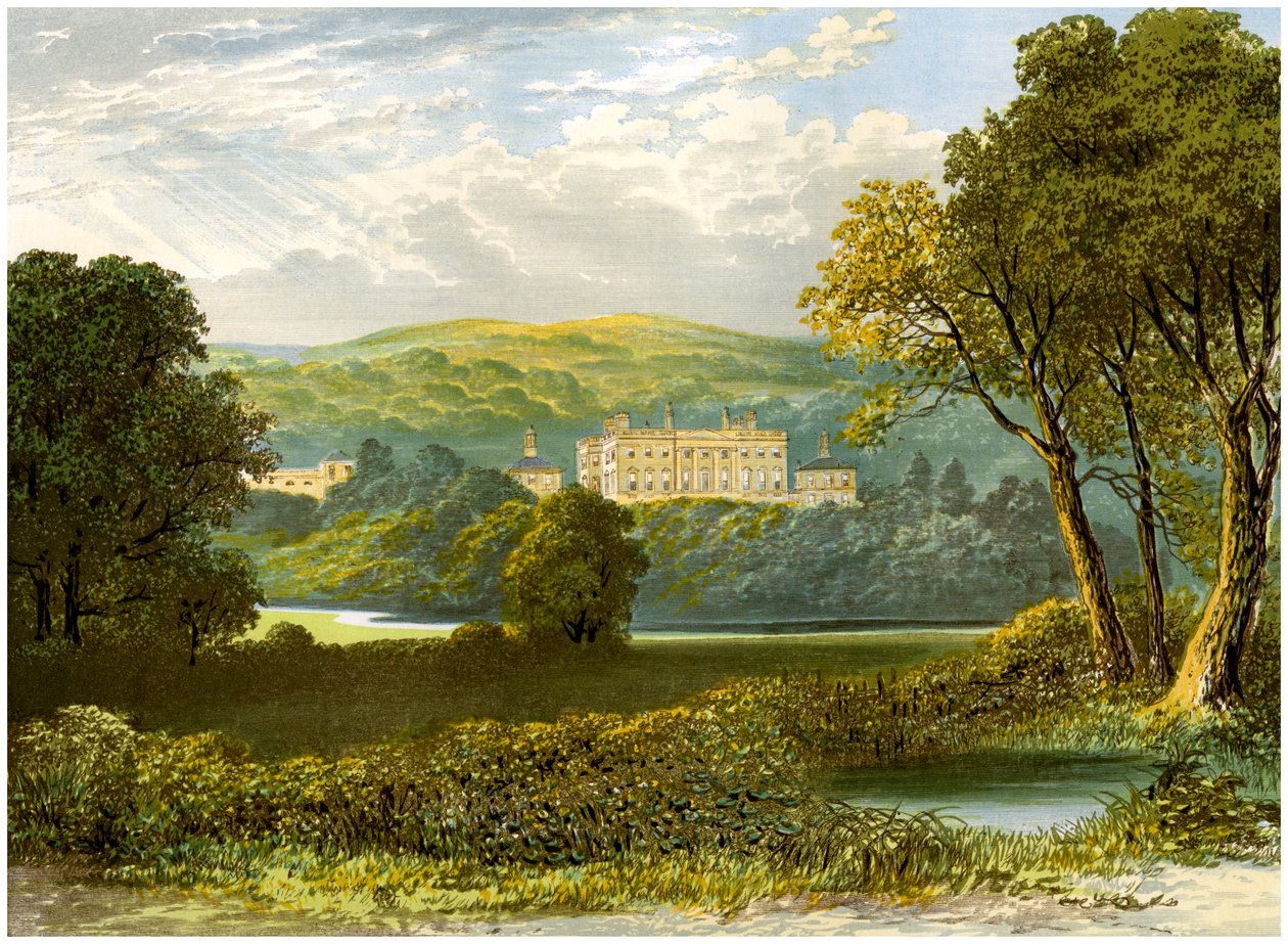 Denton Park, Yorkshire, Wyvill ailesinin evi, c1880 by Unbekannt