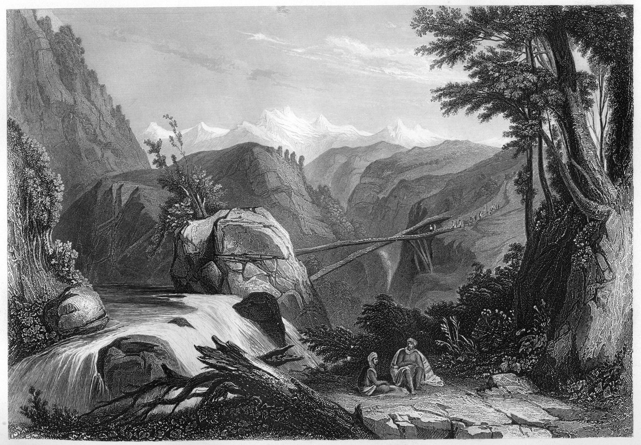 Deobun, Umballah yakınlarında, Hindistan, c1860 by Unbekannt