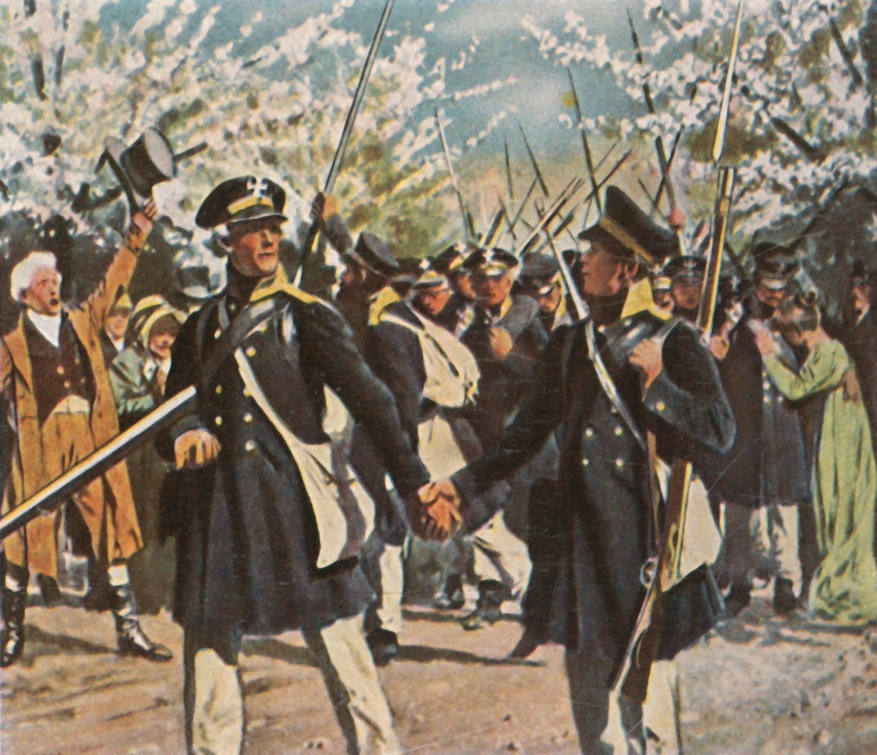Ordunun bağımsızlık mücadelesinde ayrılması, 1813 Baharı, 1936. by Unbekannt