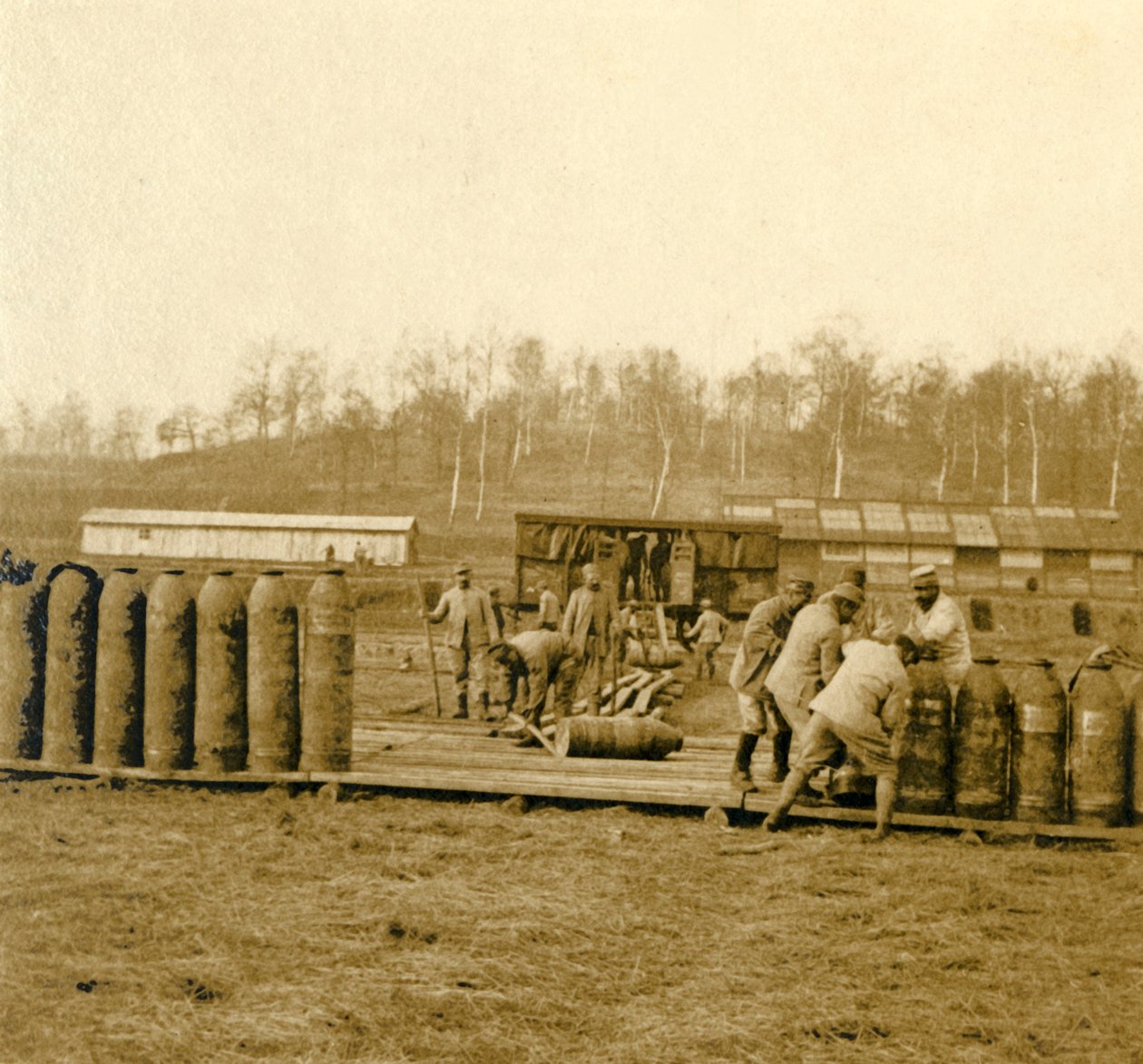 Büyük mermiler için depo, c1914-c1918 by Unbekannt