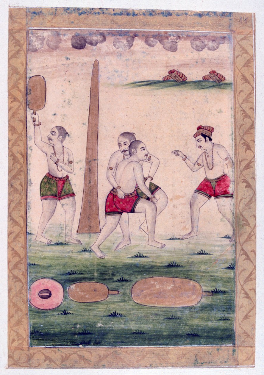 Desakh Ragini, Ragamala Albümü, Rajasthan Okulu, 19. Yüzyıl by Unbekannt