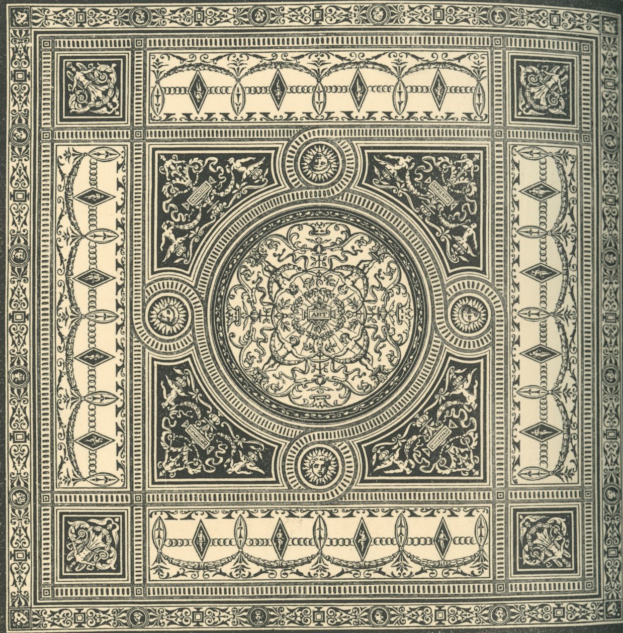 Tavan tasarımı, c1860s, 1881. by Unbekannt