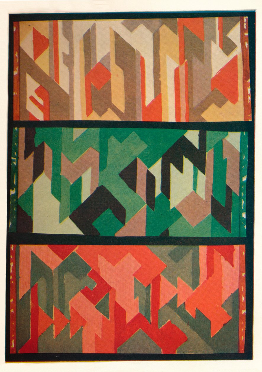 Halı Tasarımları, Allgauer Handwebeteppiche, c1928 by Unbekannt