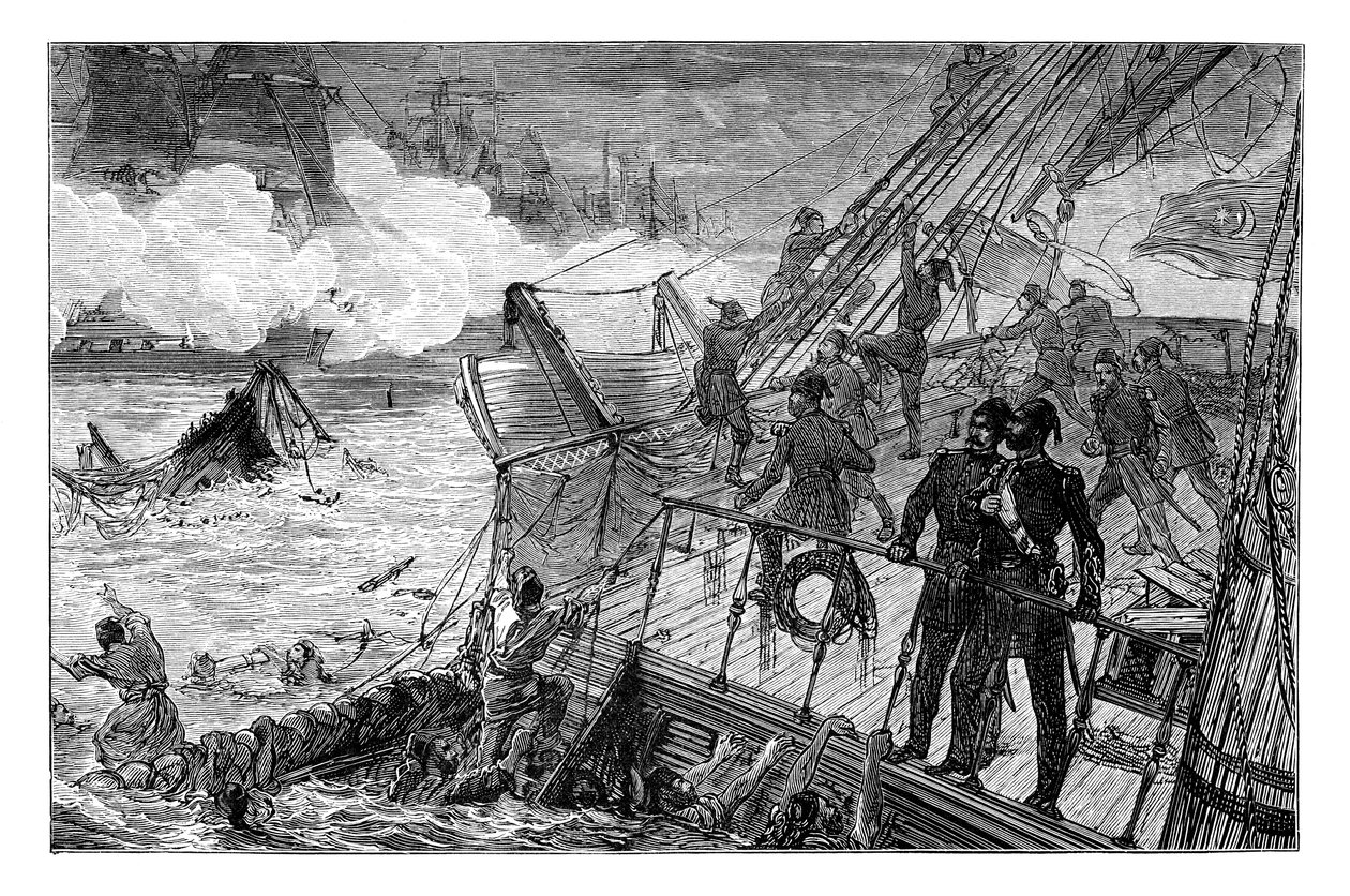 Sinop'ta Türk donanmasının imhası, 1853, 1900 by Unbekannt