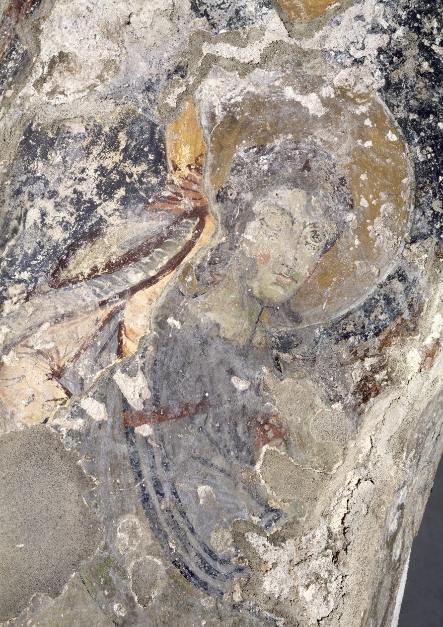Apsisteki (fresk) bir Paleochrist freskinden detay (bkz. 138684-85) by Unbekannt