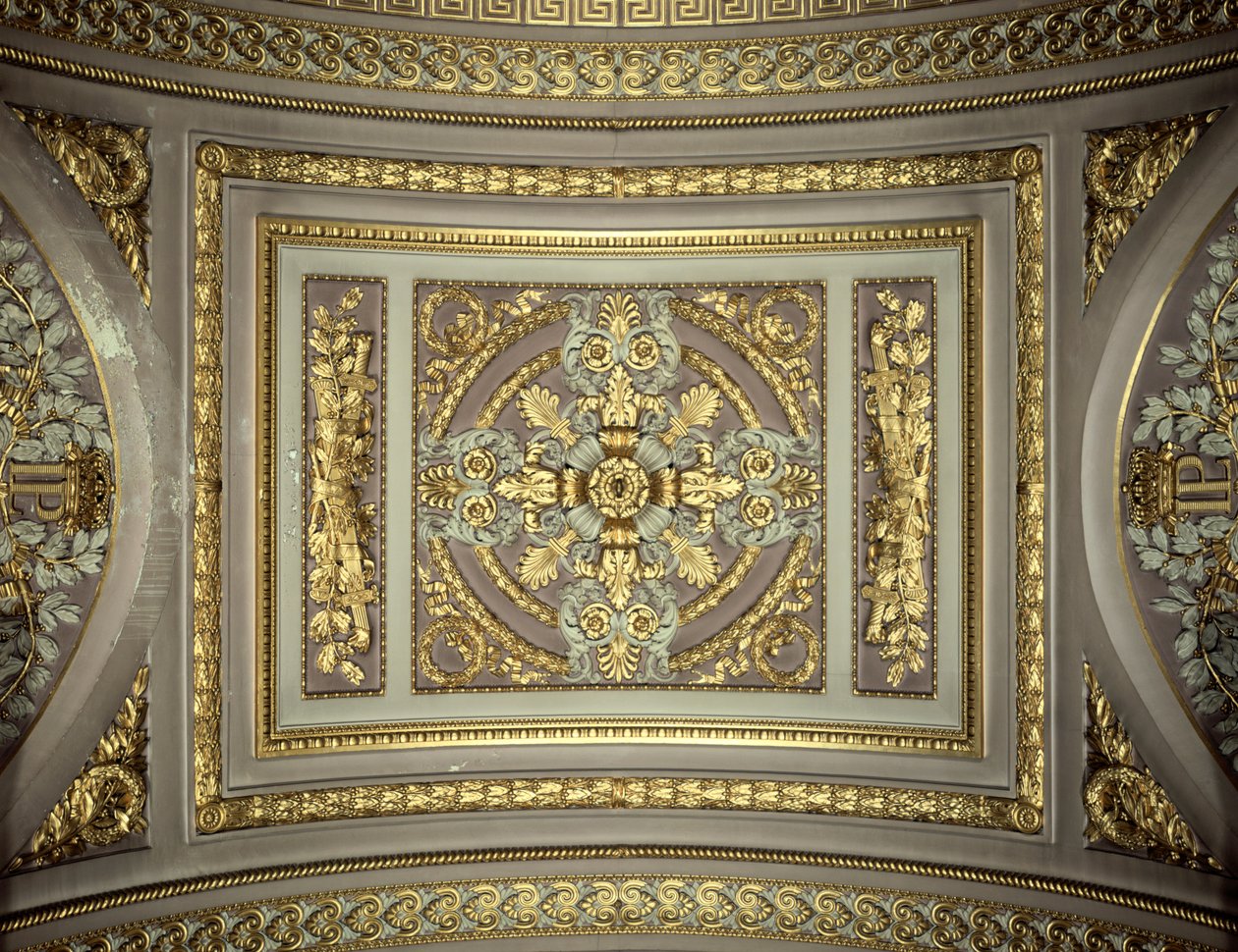 Bir kubbe detayı, Galerie des Batailles Savaşlar Galerisi, Chateau de Versailles, Fransa by Unbekannt