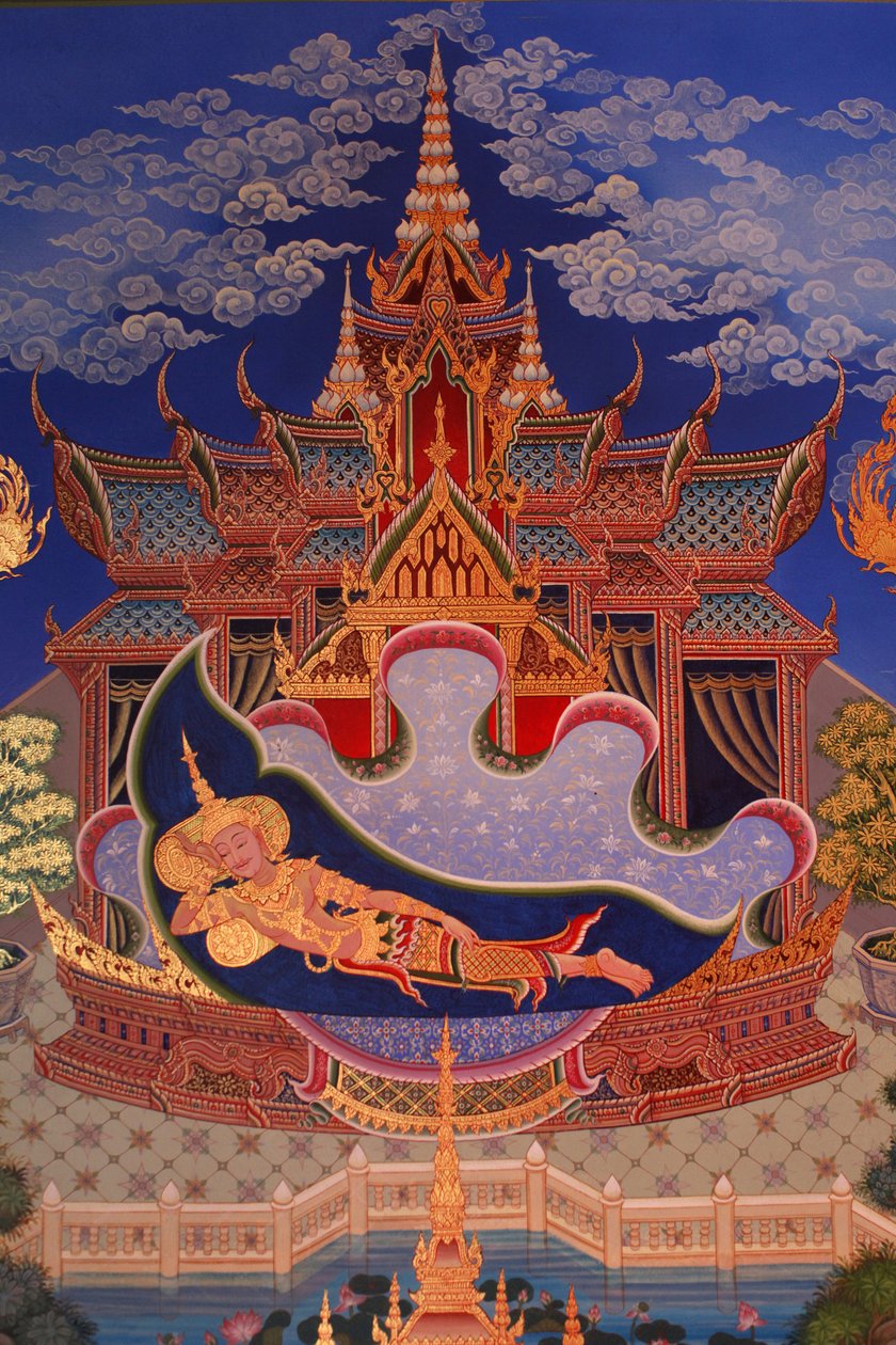 Buddhapadipa tapınağı, Wimbledon, Grande-Bretagne Uposatha