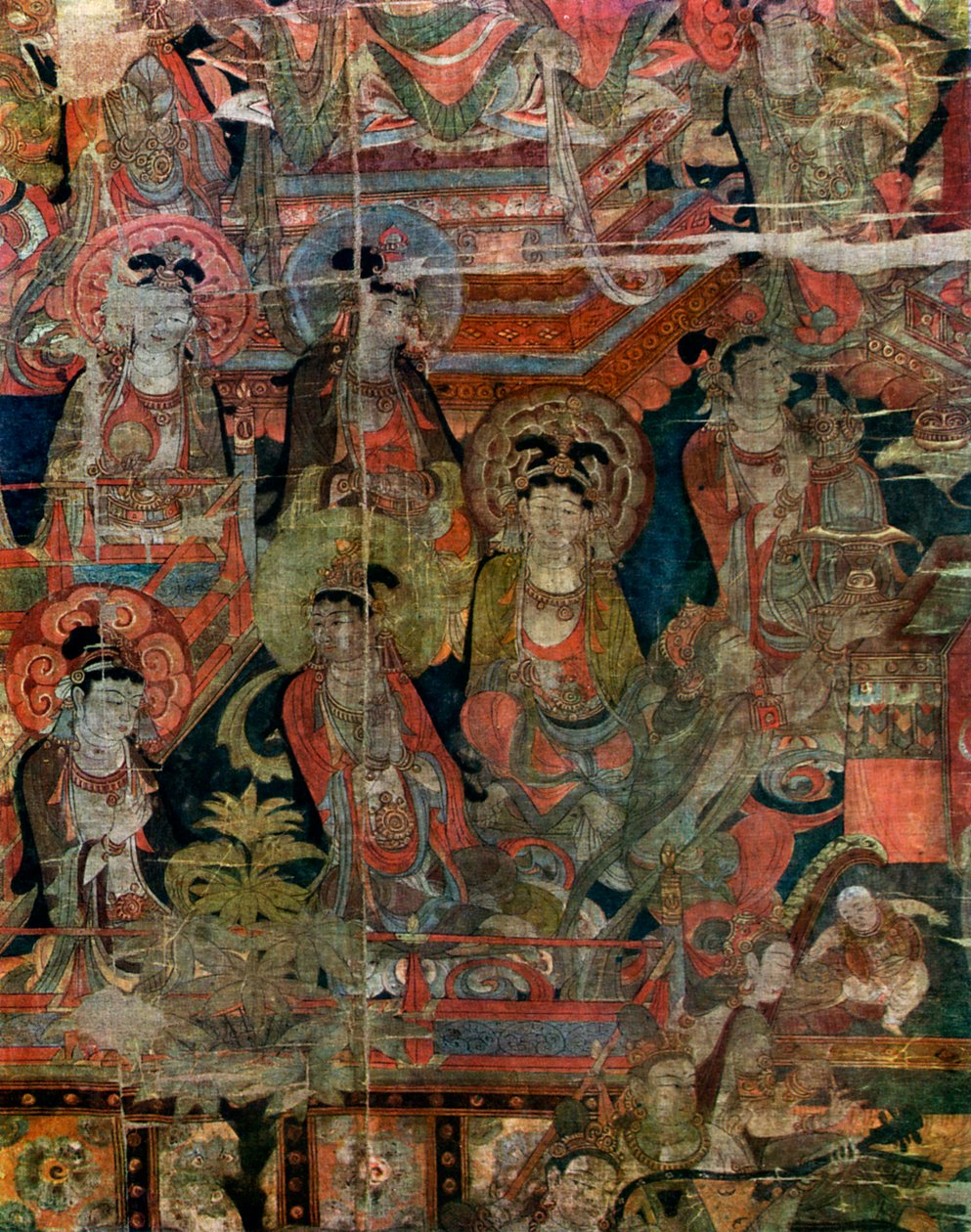 Cennet resminin detayı, Çin, Tang hanedanı, 618-907 1925 by Unbekannt