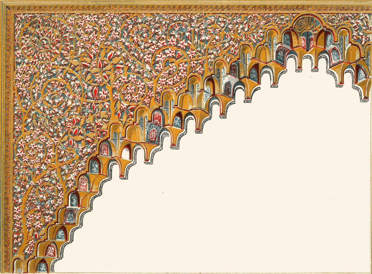 Bir Kemer Detayı. Balık Göleti Mahkemesi, 1907. by Unbekannt