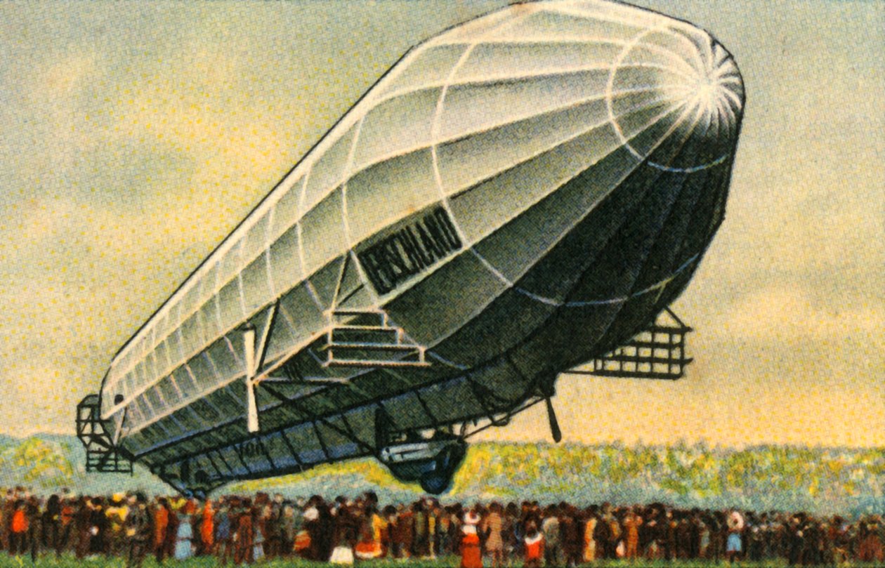 Almanya LZ7 zeplin, 1910, 1932. by Unbekannt