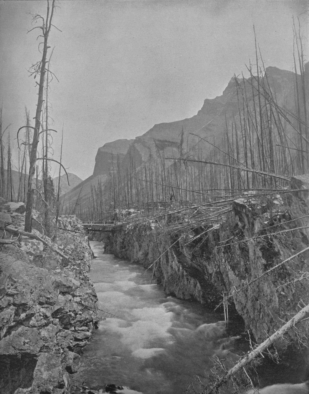 Devils Canyon, Banff, N.W.T., Kanada, c1897. by Unbekannt