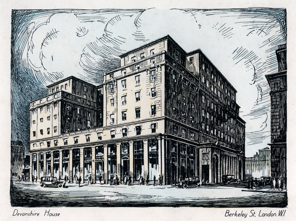 Devonshire Evi, Berkeley Caddesi, Londra, c1910-1929 by Unbekannt