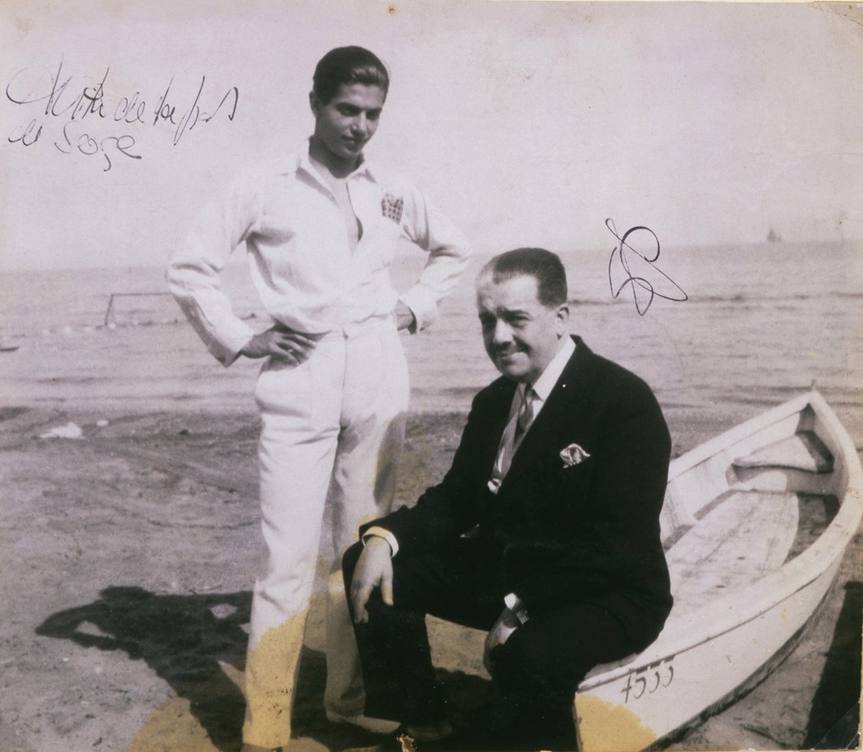 Diaghilev ve Lifar by Unbekannt