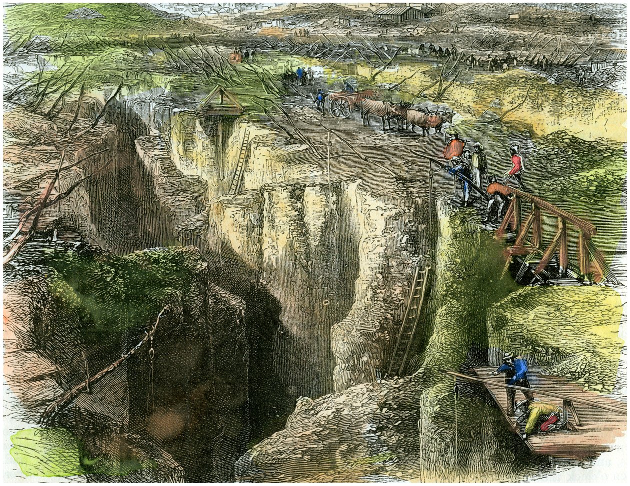 Elmas alanı, c1880 by Unbekannt