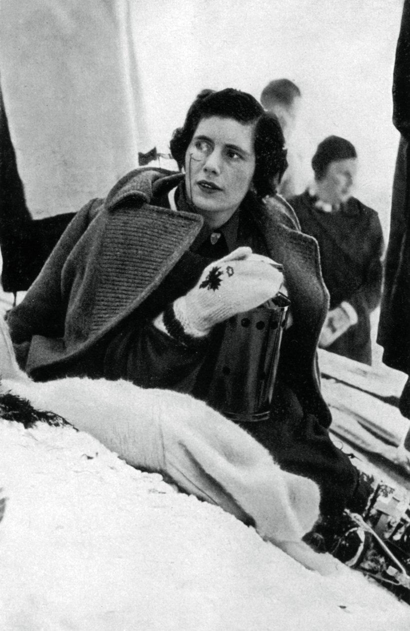 Diana Gordon Lennox, Kanadalı kayakçı, Kış Olimpiyat Oyunları, Garmisch-Partenkirchen, Almanya, 1936 by Unbekannt