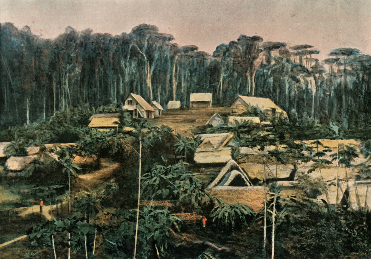 Tanrıya şükür. Altın Arayanlar Karargahı, Merci Dieu, Altın Madeni, 1900. by Unbekannt