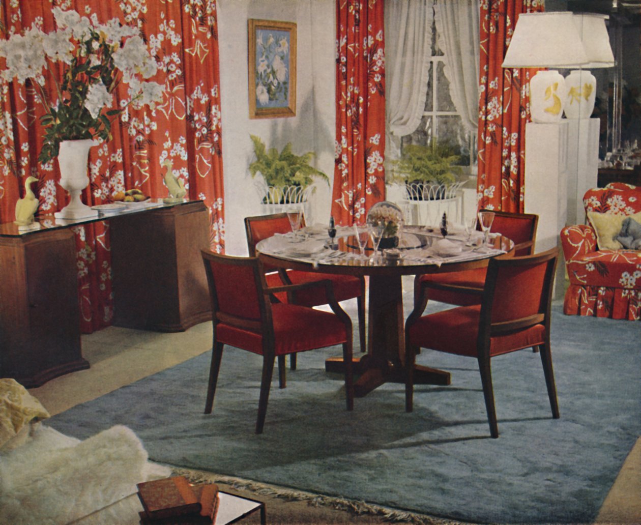 Hayes Marshall Tarafından Tasarlanan Yemek Odası, 1939 by Unbekannt