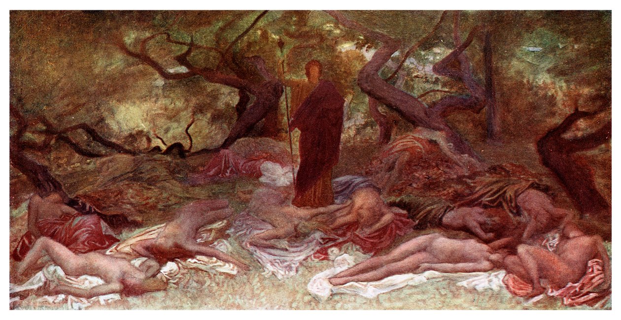 Dionysos ve Maenadlar, 1901 by Unbekannt