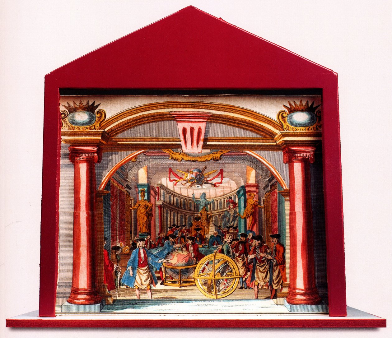 Diorama: Masonik Almanya Mason Hazineleri Tapınağı, 1750 by Unbekannt