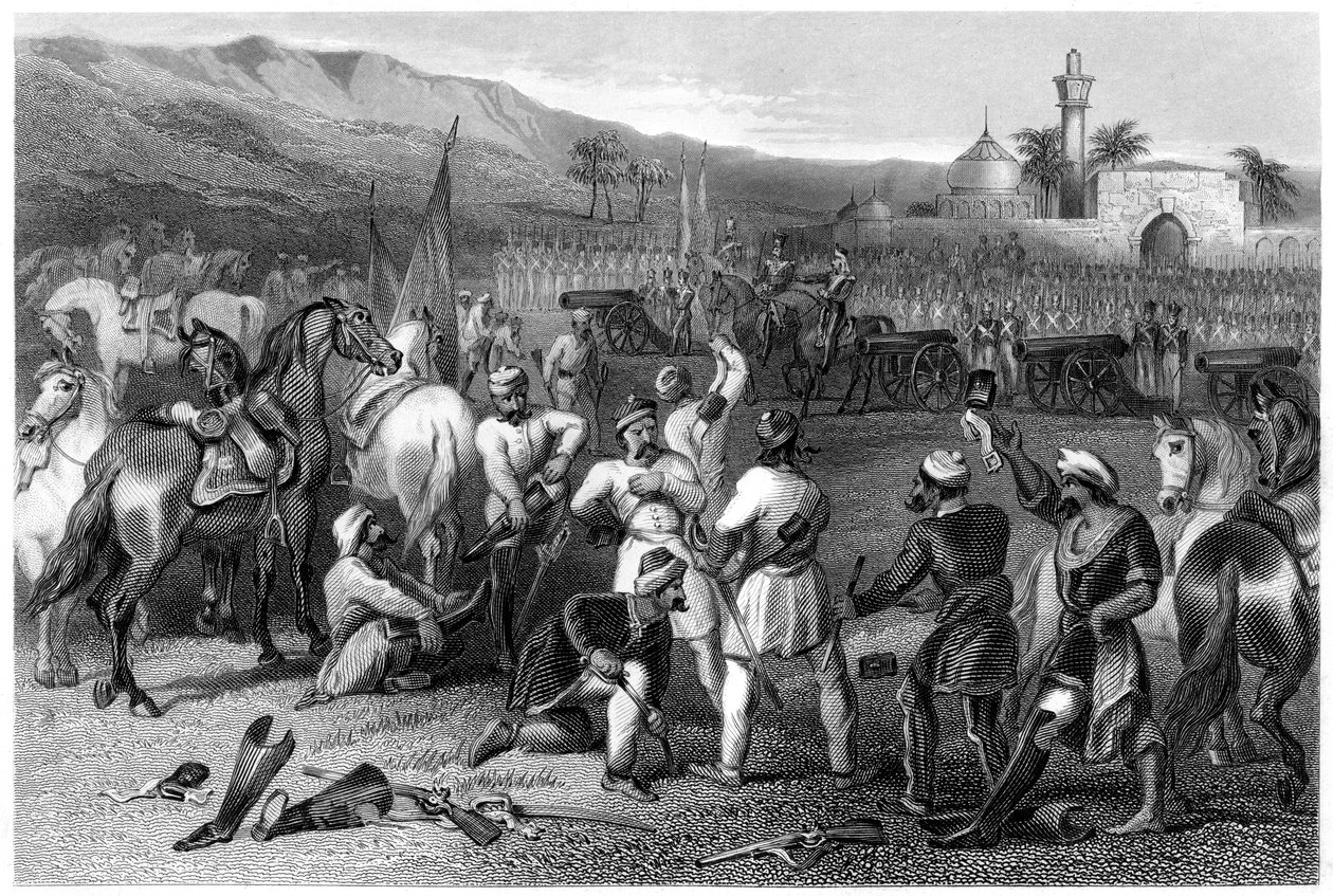 Berhampore, 1857, c1860 de 11. Düzensiz Süvari Silahsızlandırılması by Unbekannt