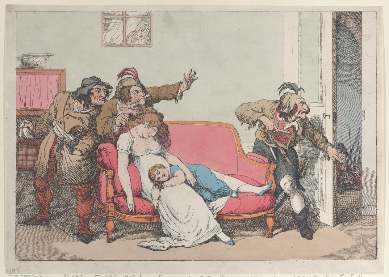 Aile İçi Mutluluğu Bozanlar, ca. 1815., yaklaşık 1815. by Unbekannt