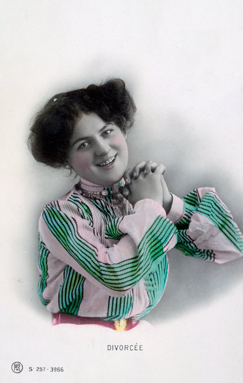 Boşanma, eski Fransız kartpostal, c1900 by Unbekannt