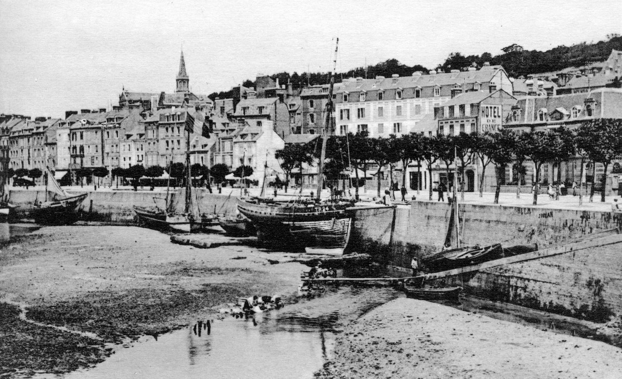 Dockside, Trouville, Fransa, c1920