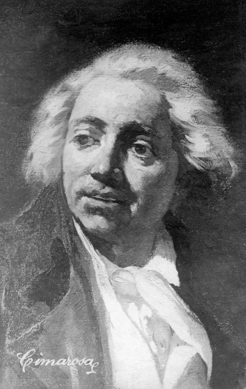 Domenico Cimarosa 1749-1801, İtalyan besteci, 20. yüzyıl by Unbekannt