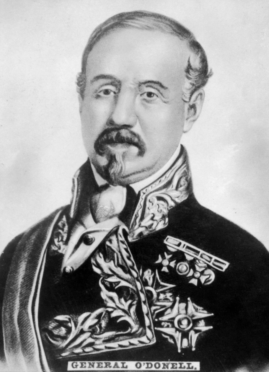 Don Leopoldo ODonnell y Jorris 1809-1867, İspanyol general ve devlet adamı, c1910 by Unbekannt