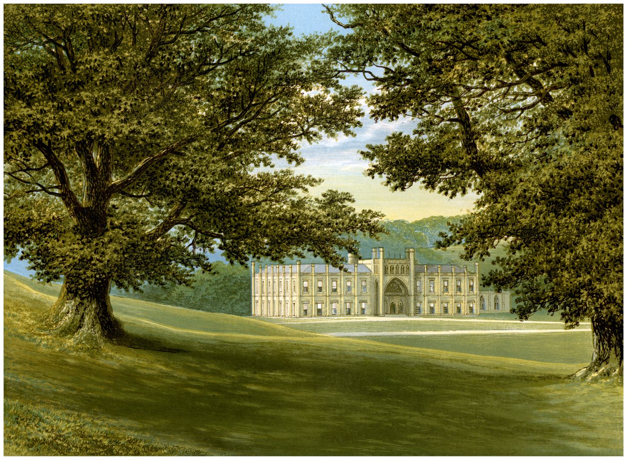 Donington Kalesi, Leicestershire, Abney-Hastings ailesinin evi, c1880 by Unbekannt