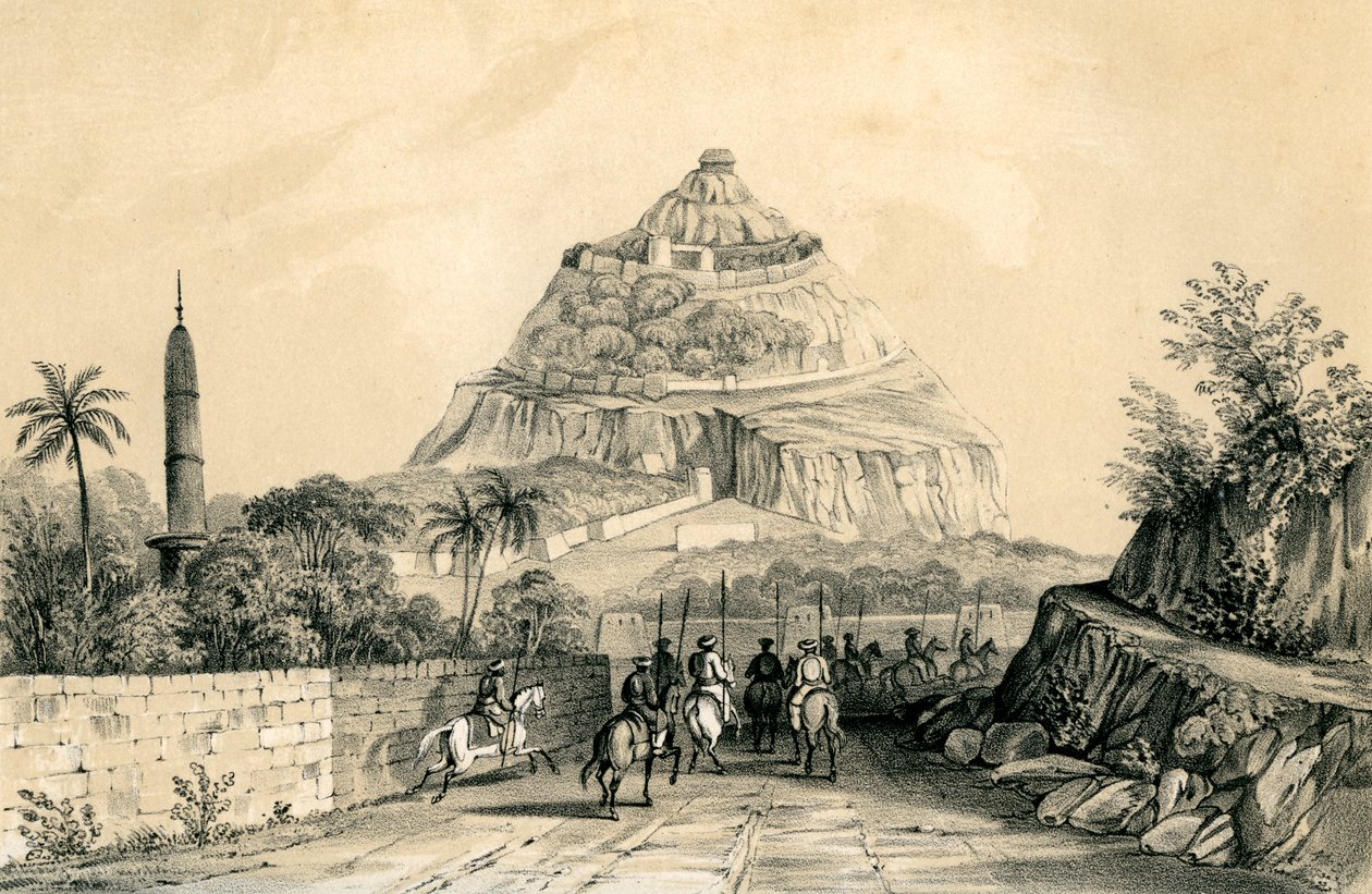 Dowlatabad, Hindistan, 1847 by Unbekannt