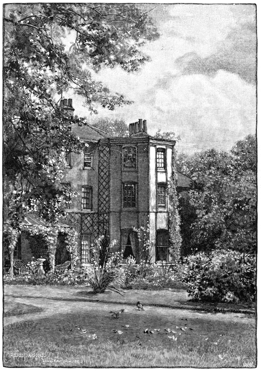Down House, Beckenham yakınlarında, Kent, bahçeden, 1883 by Unbekannt