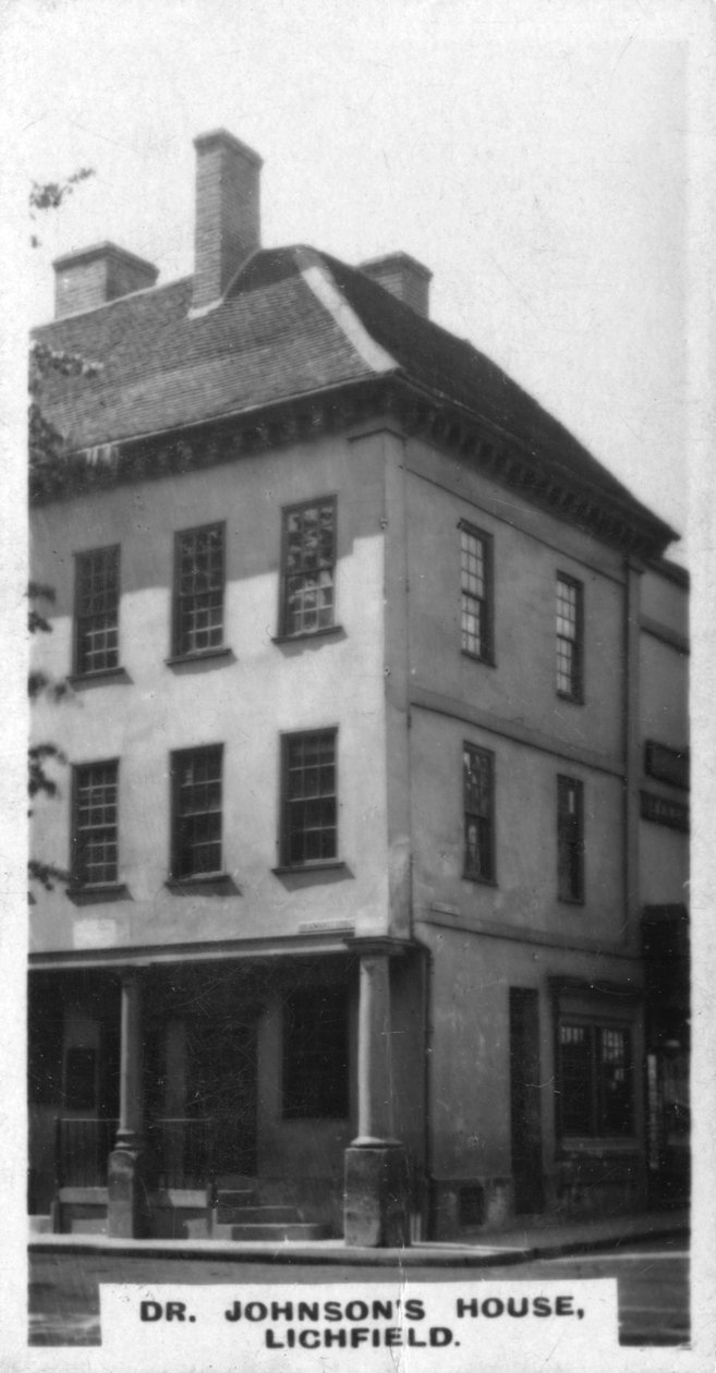 Dr Johnsons evi, Lichfield, Staffordshire, c1920