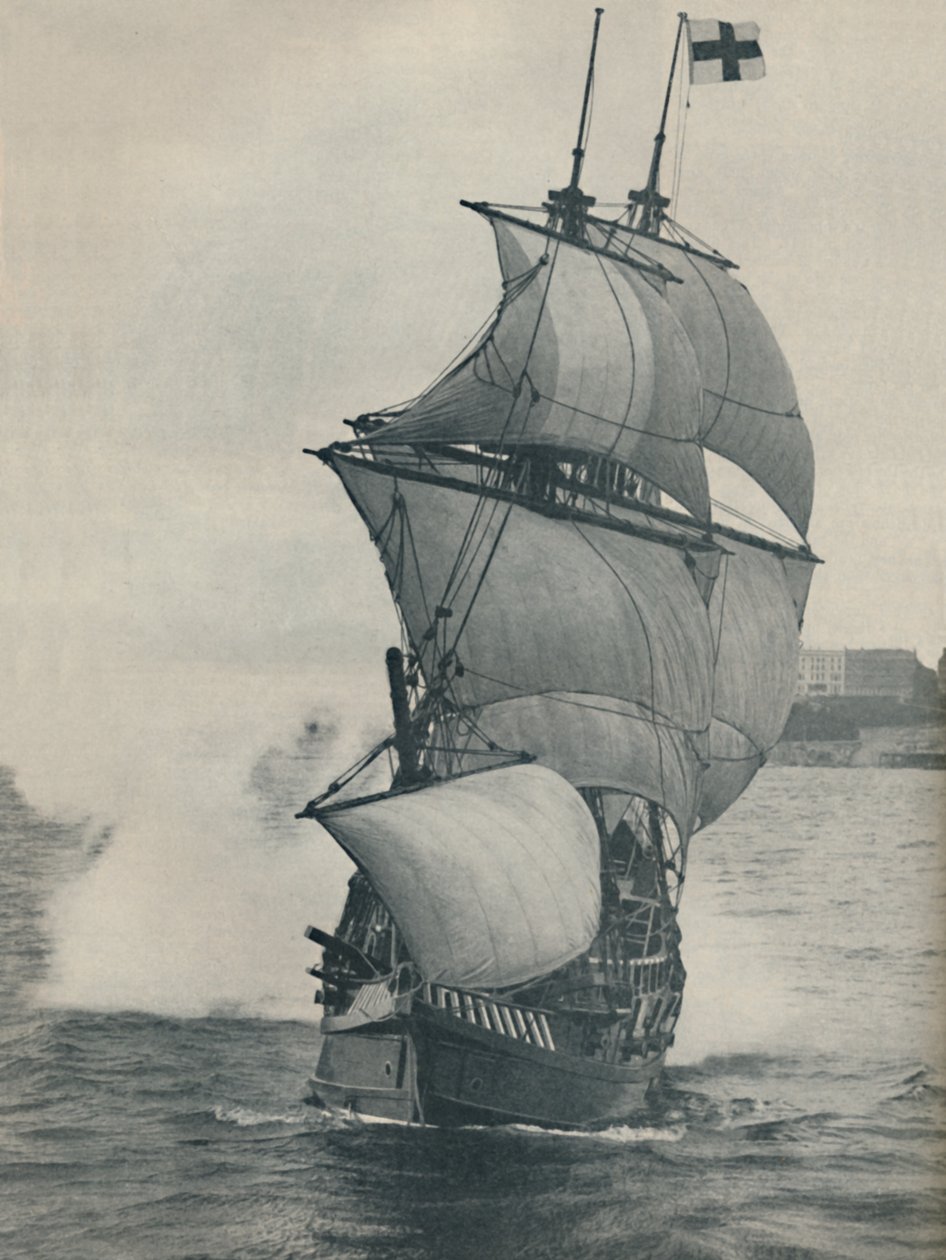 Drakes amiral gemisi dünya turunda, replika, 1937 by Unbekannt