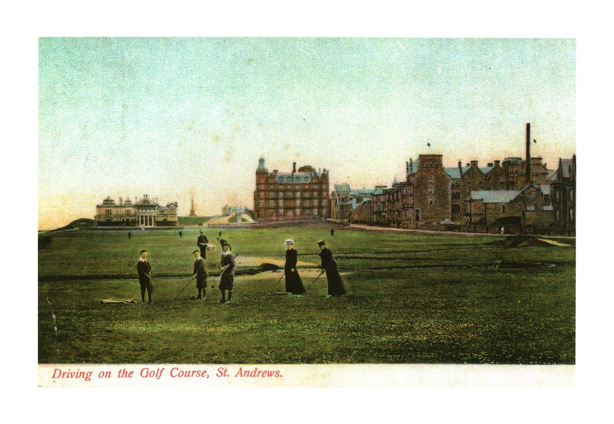 Golf Sahasında Sürüş, St. Andrews by Unbekannt