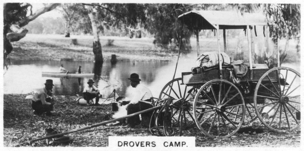 Drovers kampı, Avustralya, 1928 by Unbekannt