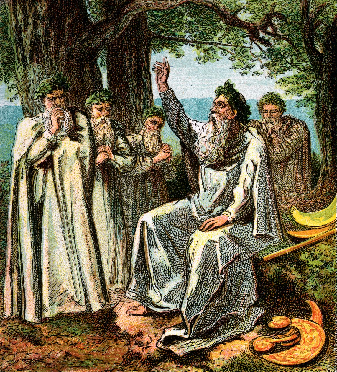Druidler veya İngiliz Rahipler, c1850 by Unbekannt